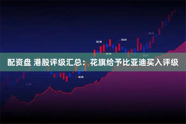 配资盘 港股评级汇总:花旗给予比亚迪买入评级